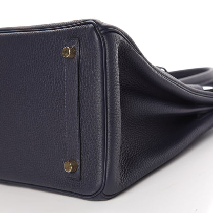 Hermes Togo Birkin 30 Bleu Nuit 33 of 34