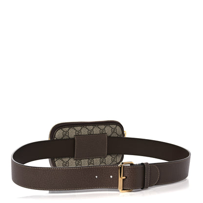Gucci GG Supreme Monogram Ophidia Belted iPhone Case 95 38 Dark Brown 3 of 12