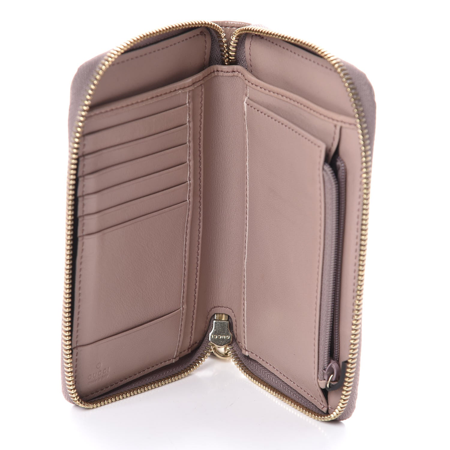 Gucci Patent Medium Soho Zip Around Wallet Dark Cipria 5 of 6
