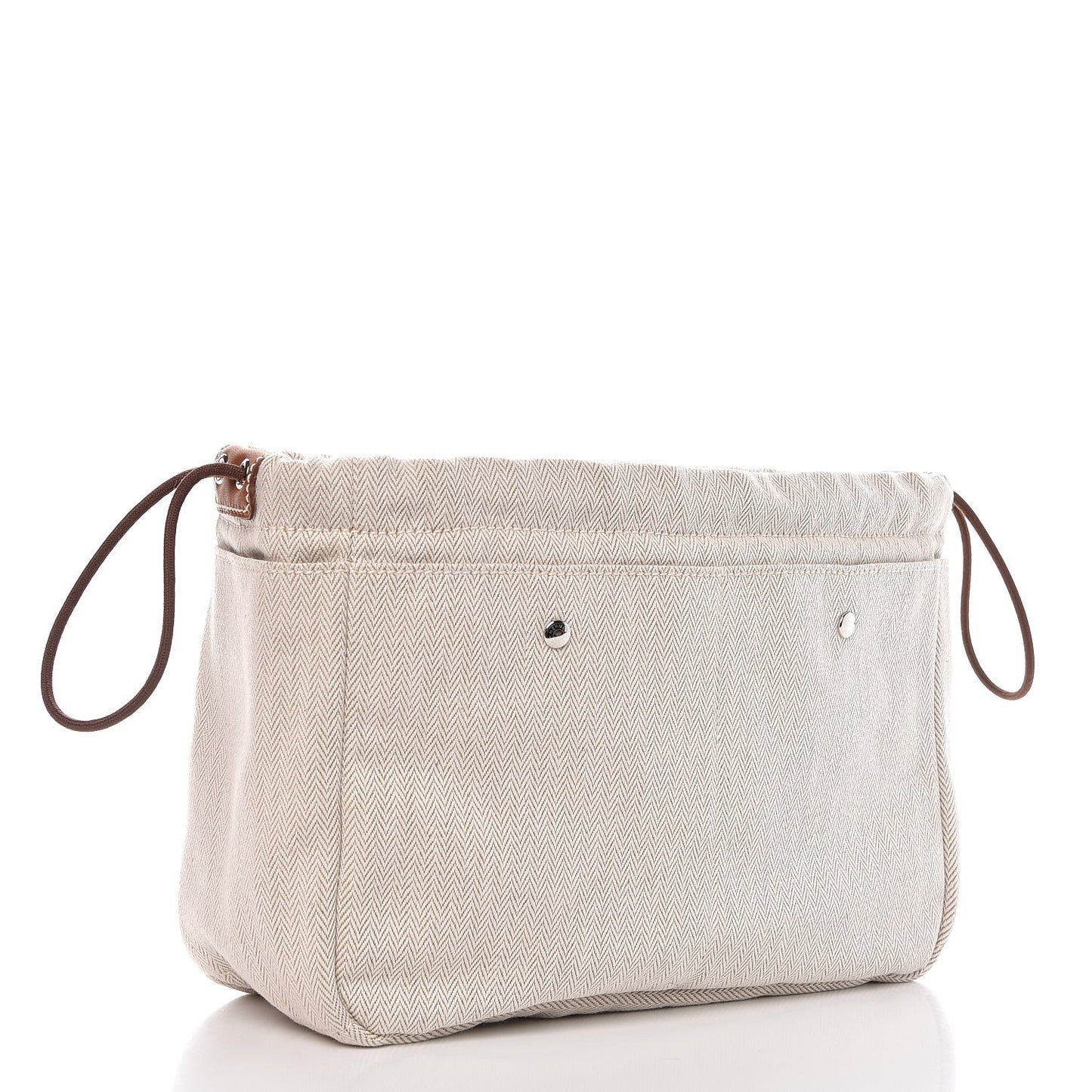 Canvas Barenia Fourbi 25 MM Pouch Naturel Fauve