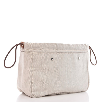 Hermes Canvas Barenia Fourbi 25 MM Pouch Naturel Fauve 3 of 10