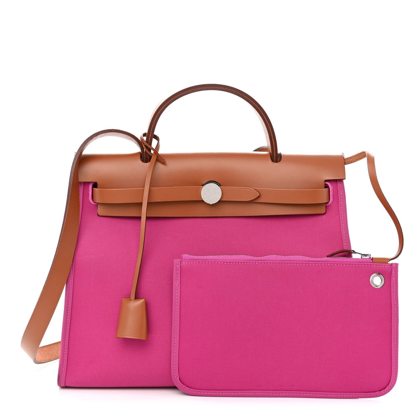Vache Hunter Toile Herbag Zip 31 PM Magnolia Fauve