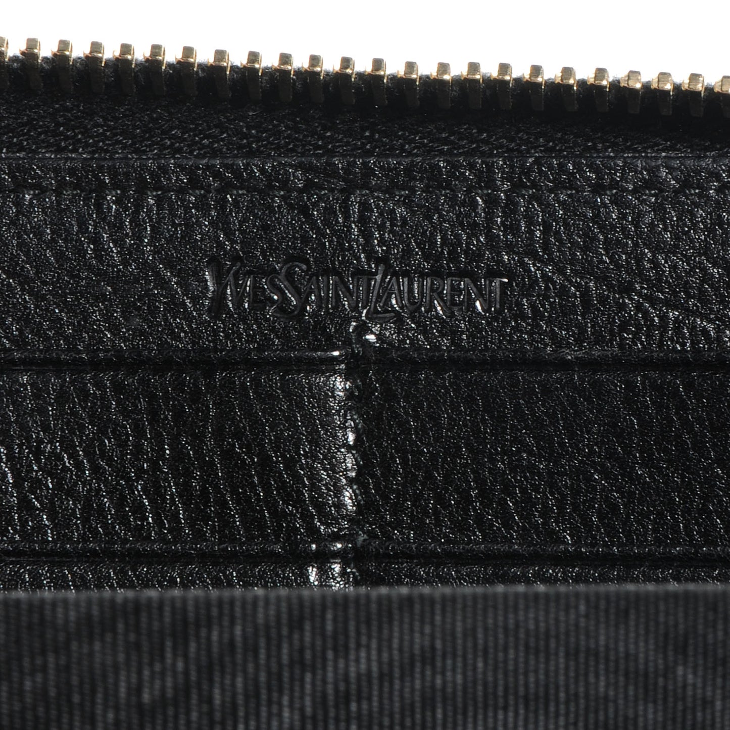 Leather Muse Zip Around Wallet Black