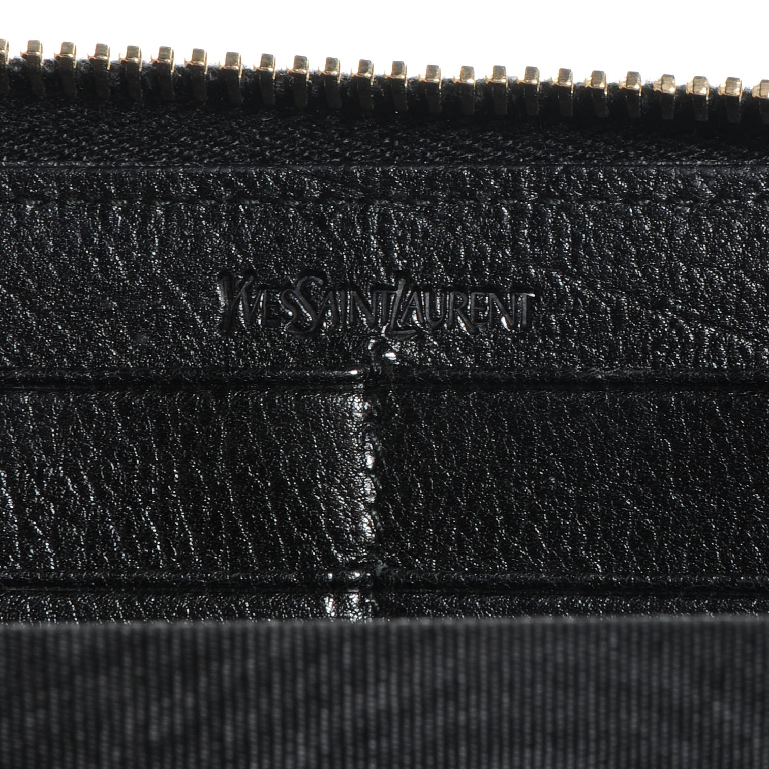 Saint Laurent Leather Muse Zip Around Wallet Black 6 of 8