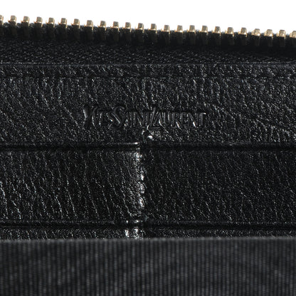 Saint Laurent Leather Muse Zip Around Wallet Black 6 of 8