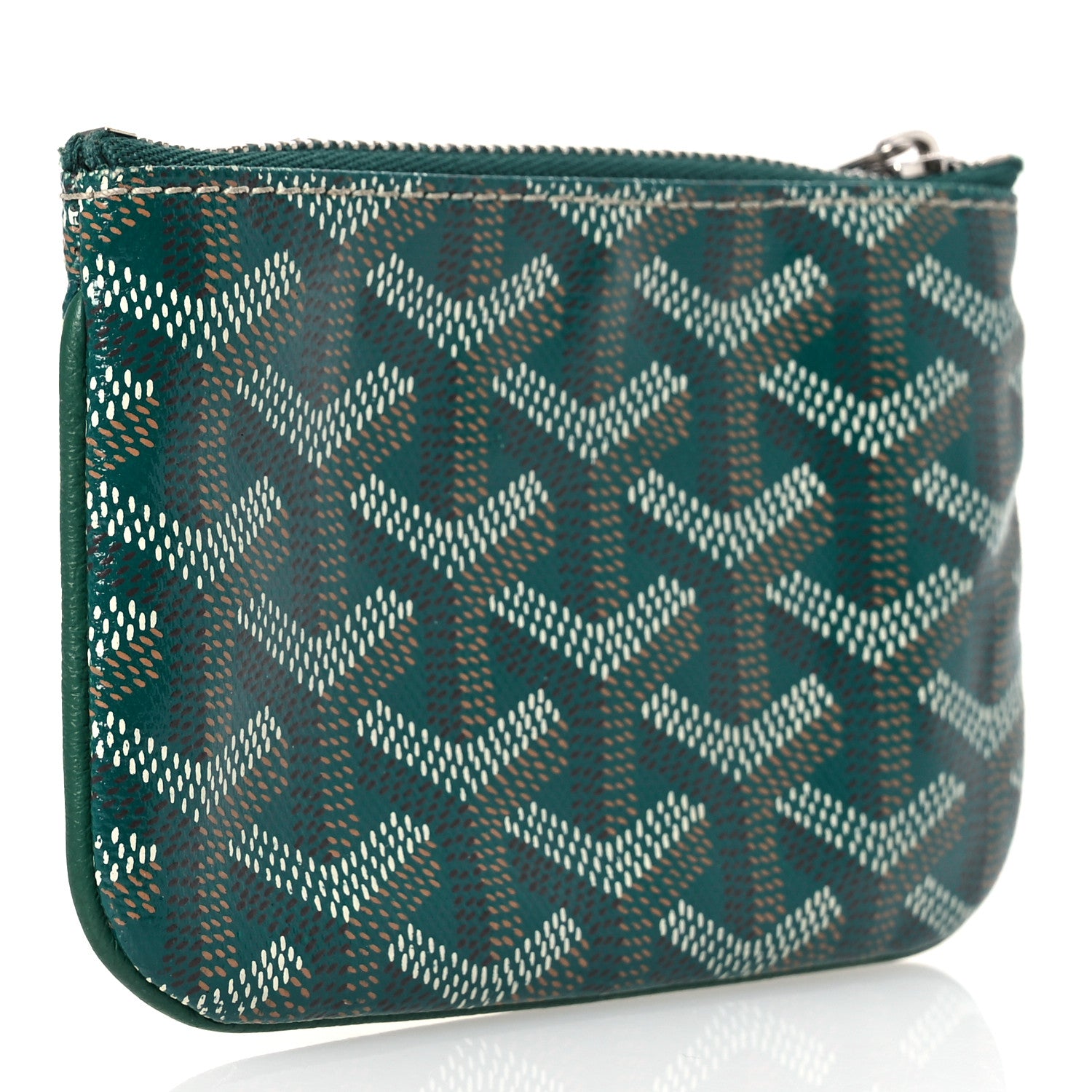 Goyard Goyardine Nano Senat Key Pouch Green 3 of 8
