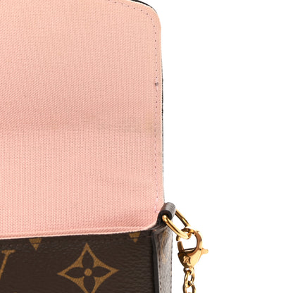 Louis Vuitton Monogram Valentine Dog Pochette Felicie Chain Wallet 19 of 22