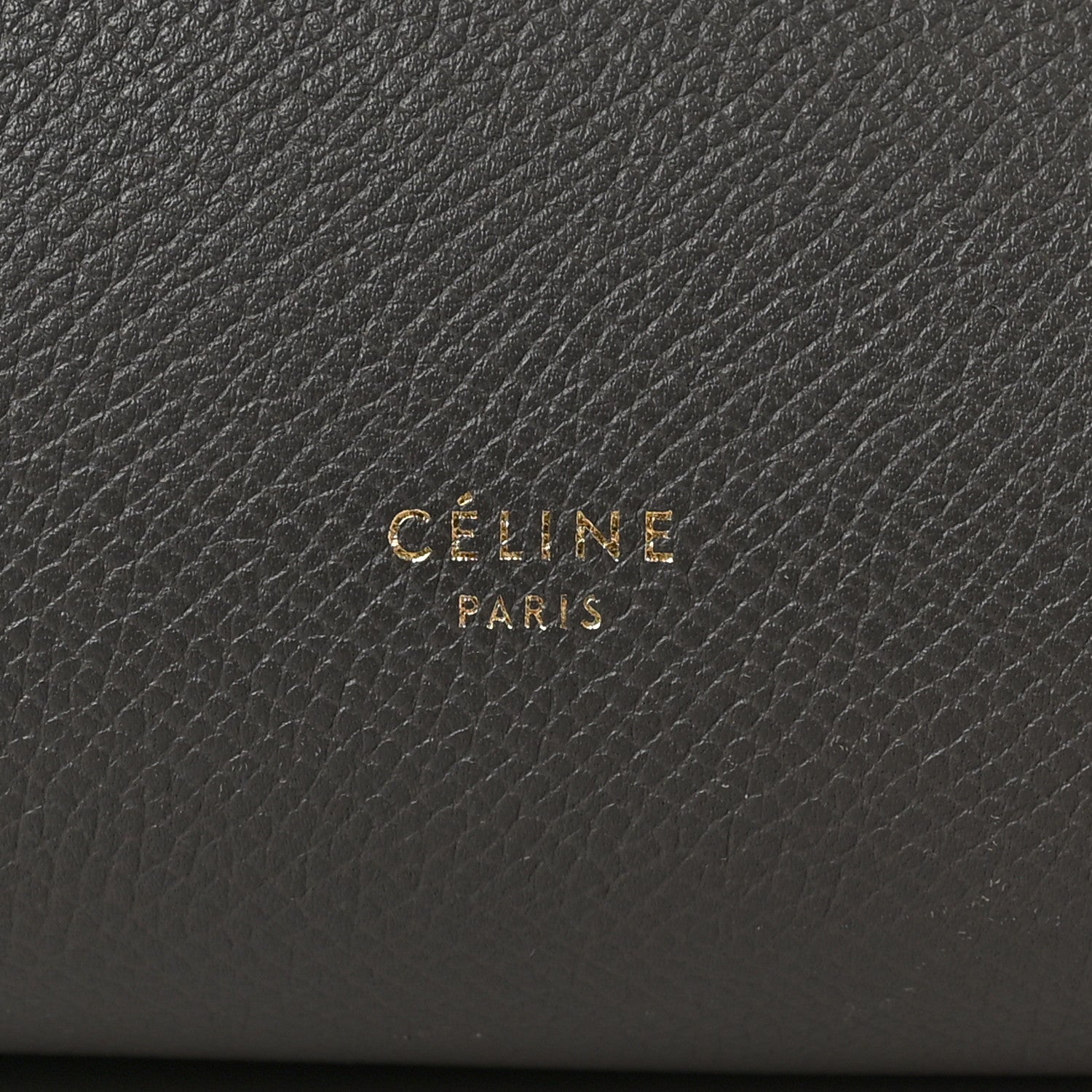 Celine Grained Calfskin Mini Belt Bag Grey 6 of 15