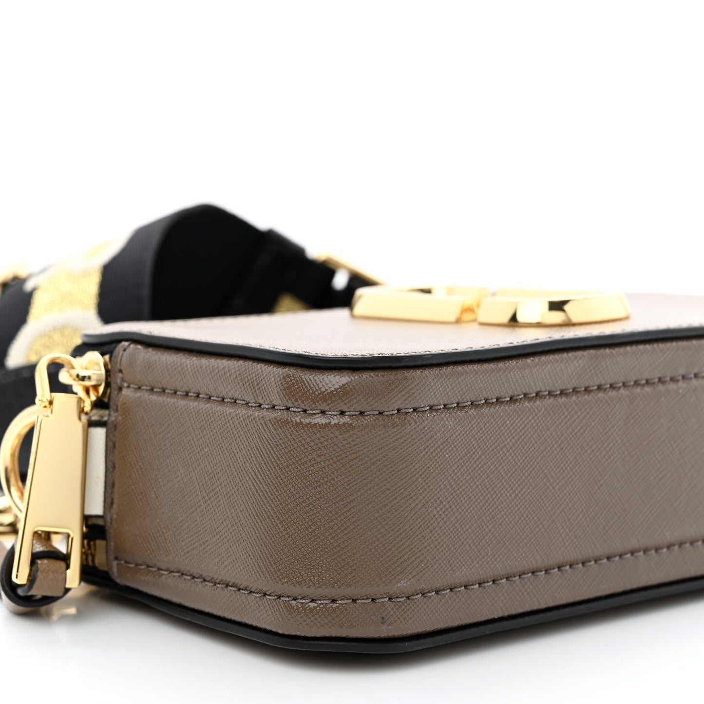 Saffiano Small Snapshot Camera Bag French Grey