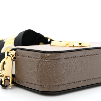 Marc Jacobs Saffiano Small Snapshot Camera Bag French Grey 9 of 10
