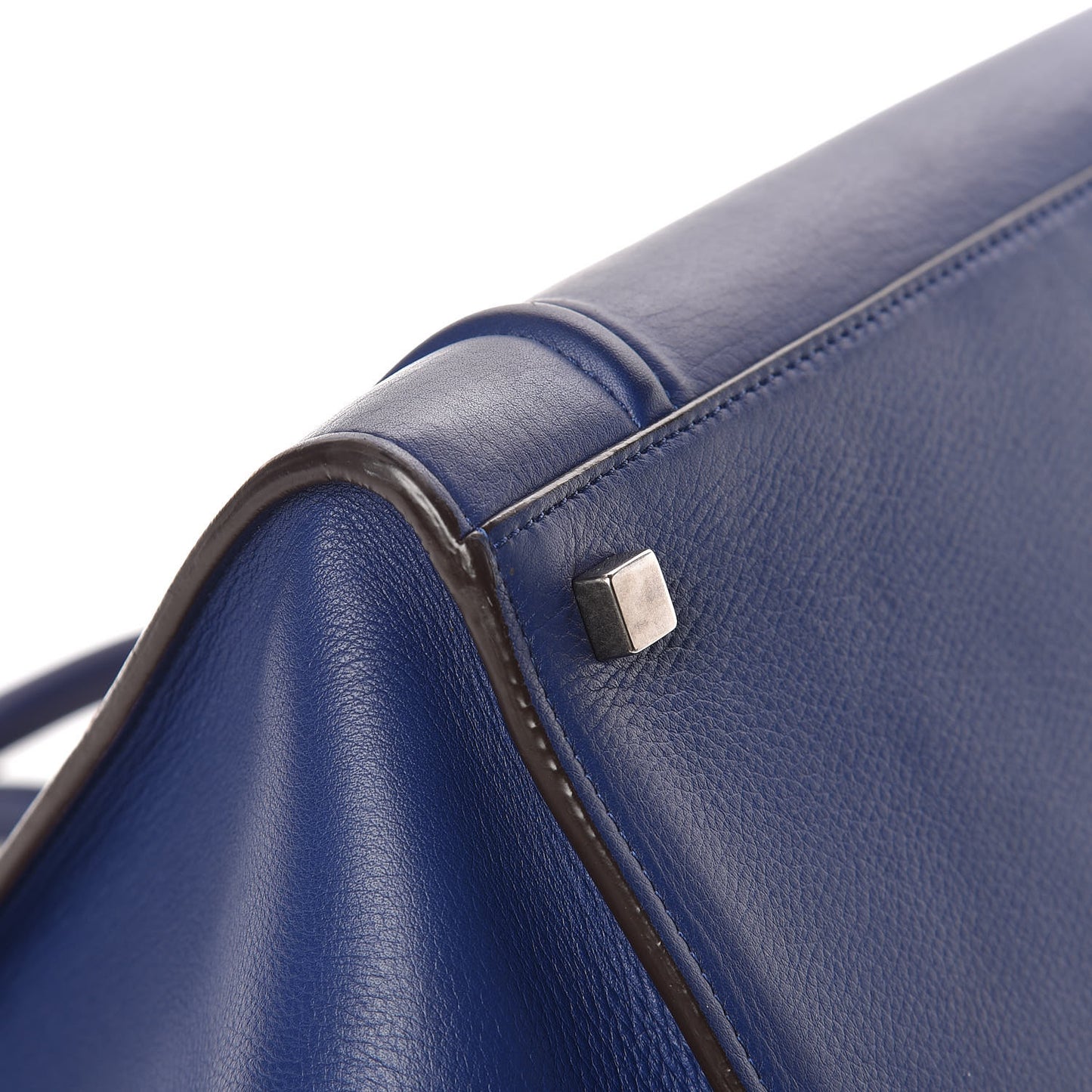 Supple Calfskin Medium Phantom Luggage Indigo