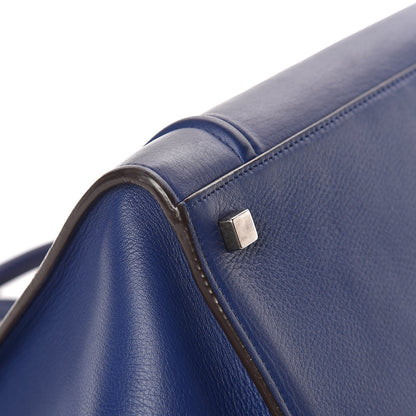 Celine Supple Calfskin Medium Phantom Luggage Indigo 9 of 10