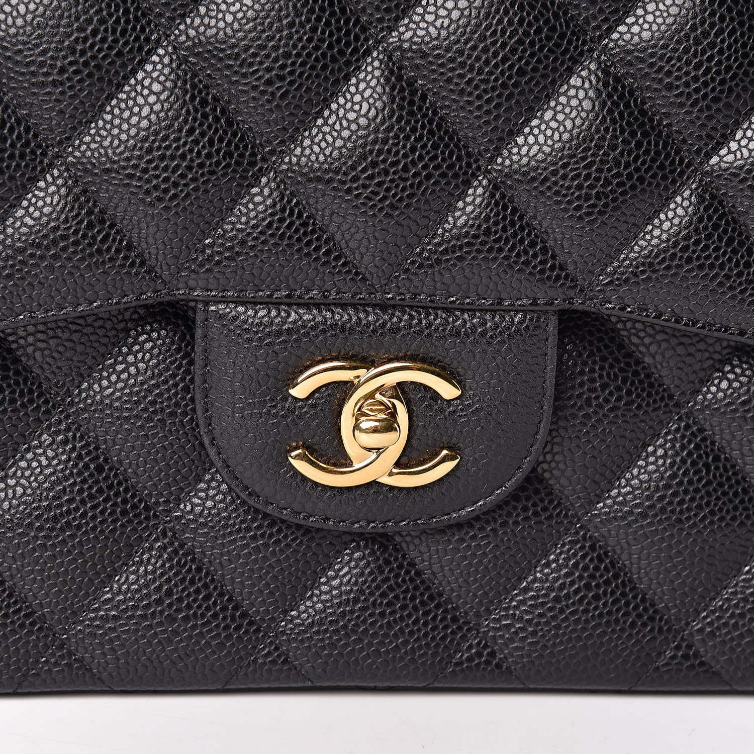 Chanel Caviar Quilted Jumbo Double Flap Black 8 of 11