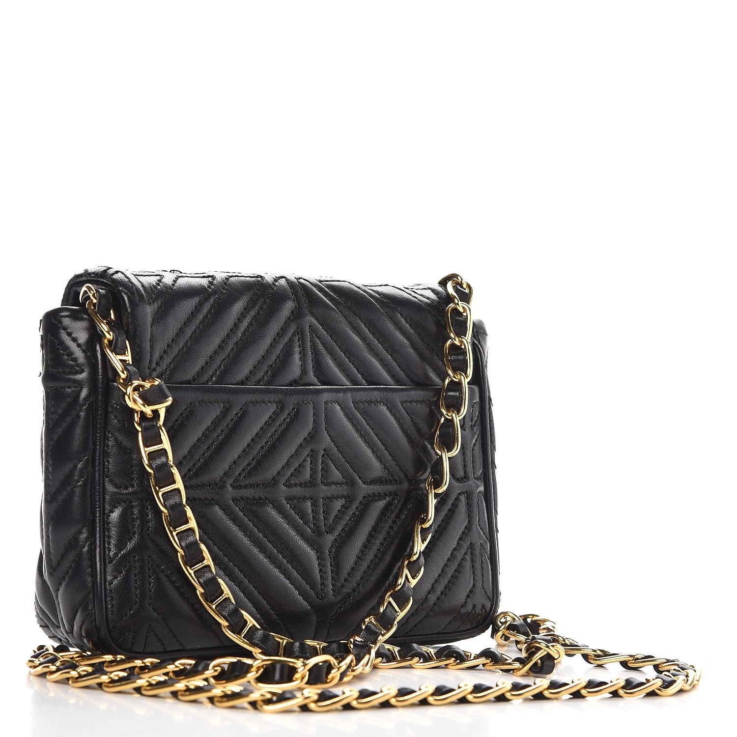 Prada Nappa Quilted Crossbody Bag Black 3 of 8