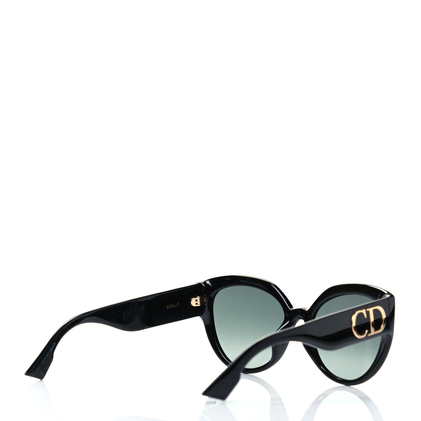 Acetate DDior Cat Eye Sunglasses Black
