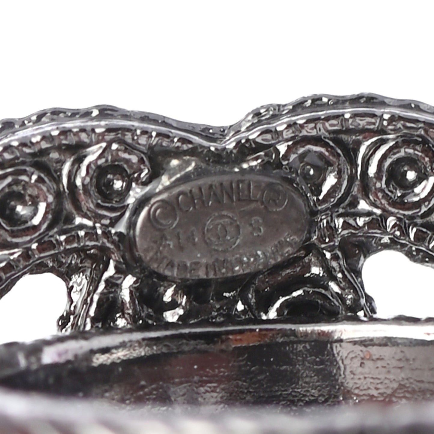Ruthenium Pearl CC Ring 5.75