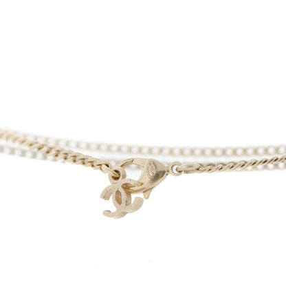 Chanel Baguette Crystal CC Necklace Gold 4 of 4