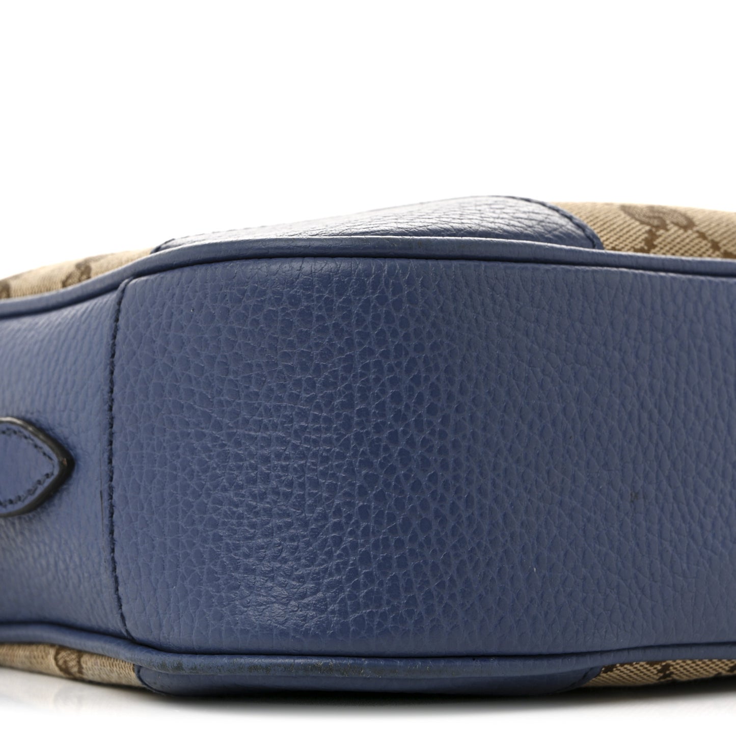 Monogram Dollar Calfskin Mini Bree Messenger Bag Beige Ebony Caspian