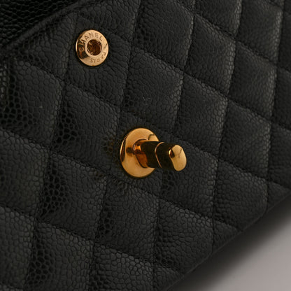 Chanel Caviar Quilted Small Double Flap Black 12 of 14