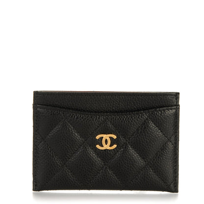 Chanel Caviar Quilted Card Holder Black 1 of 8