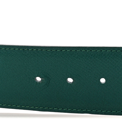 Hermes Epsom 38mm Belt Strap 95 38 Malachite Bleu Saphir 3 of 5