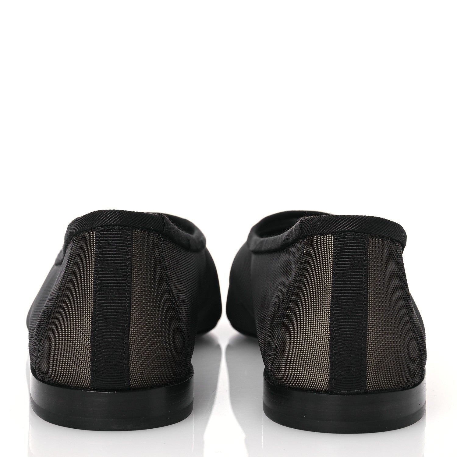 Chanel Mesh CC Ballerina Flats 36 Black 5 of 11