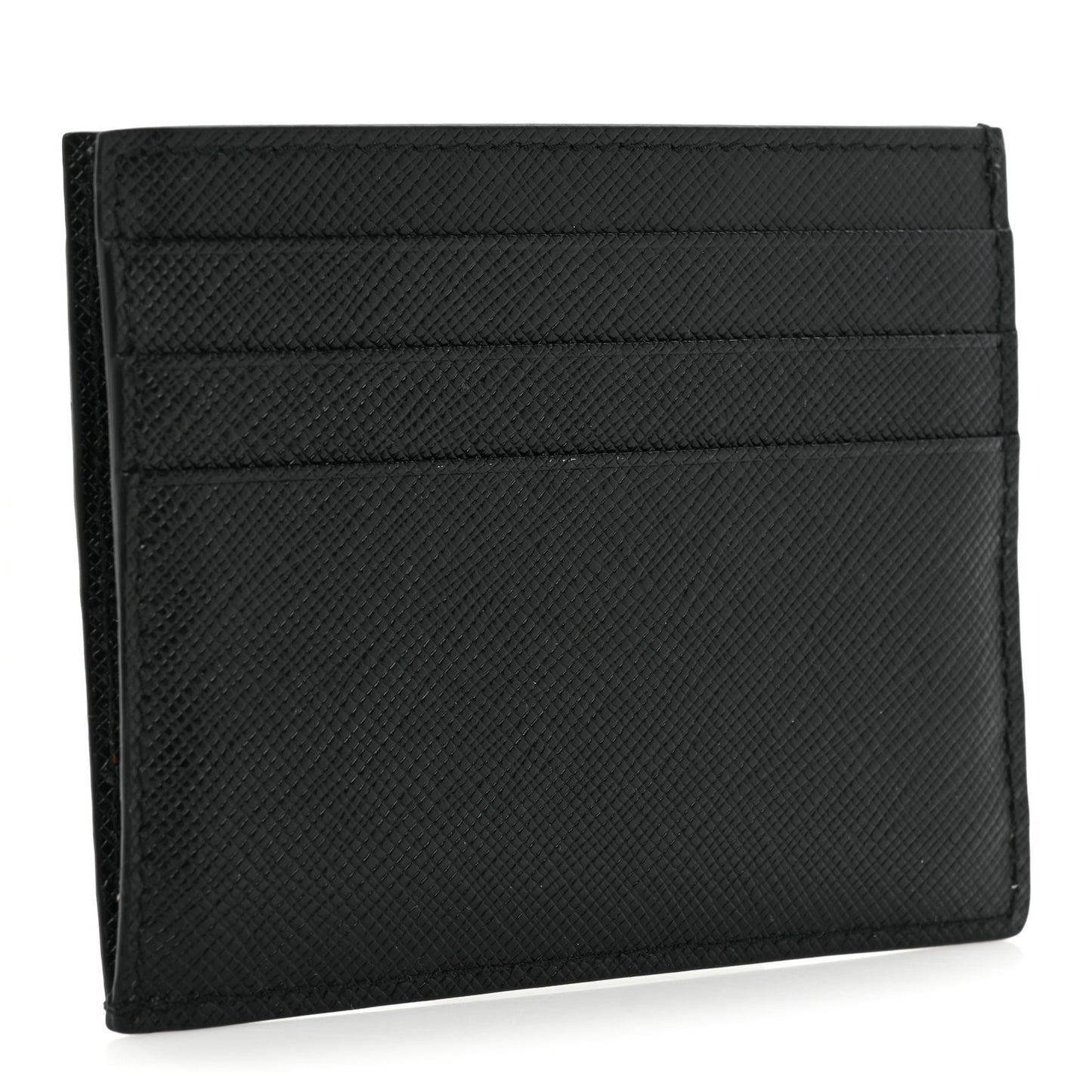 Saffiano Card Holder Black