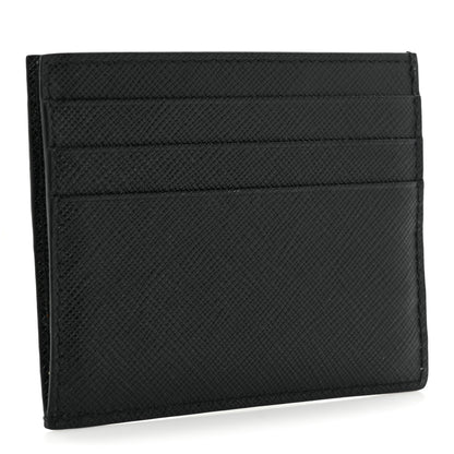 Prada Saffiano Card Holder Black 3 of 10