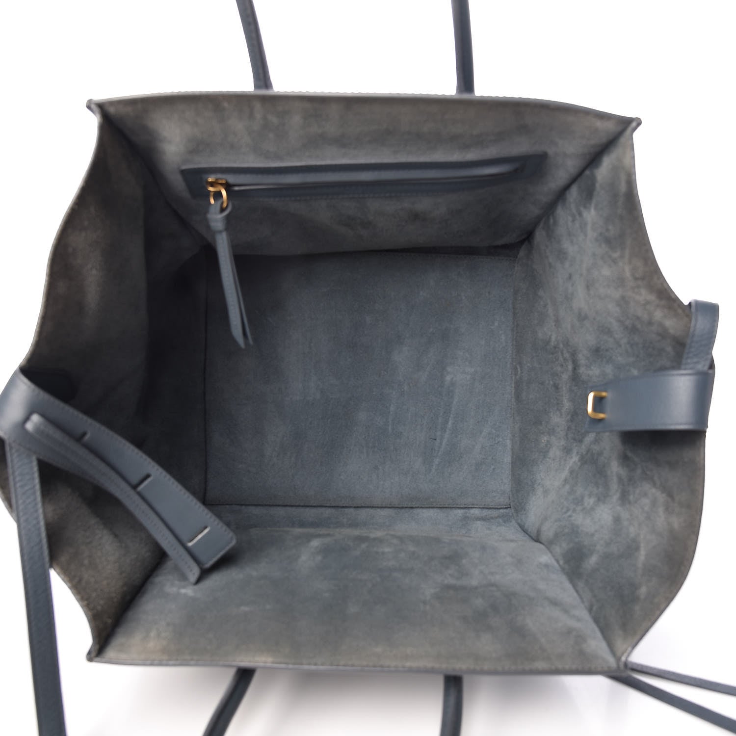 Celine Supple Calfskin Medium Phantom Luggage Slate Blue 5 of 15