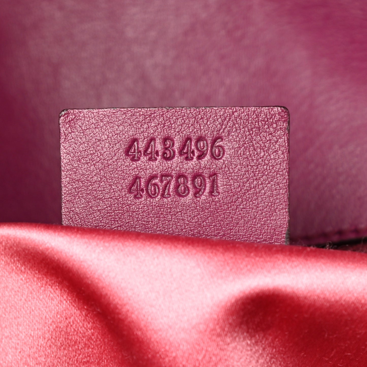 Velvet Matelasse Medium GG Marmont Shoulder Bag Fuchsia Violet Cyclamen