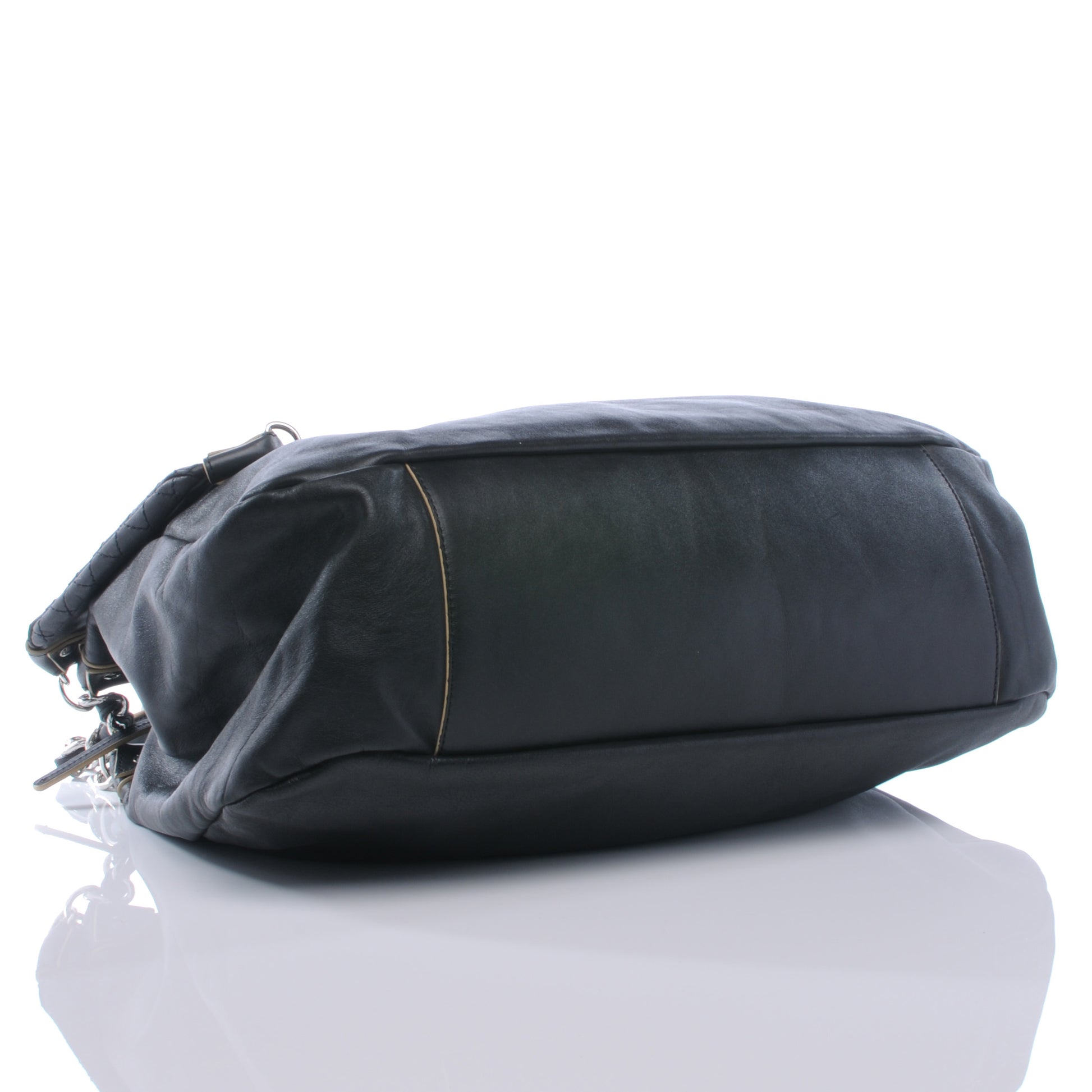 Chanel Lambskin Large Edgy Hobo Black 4 of 7