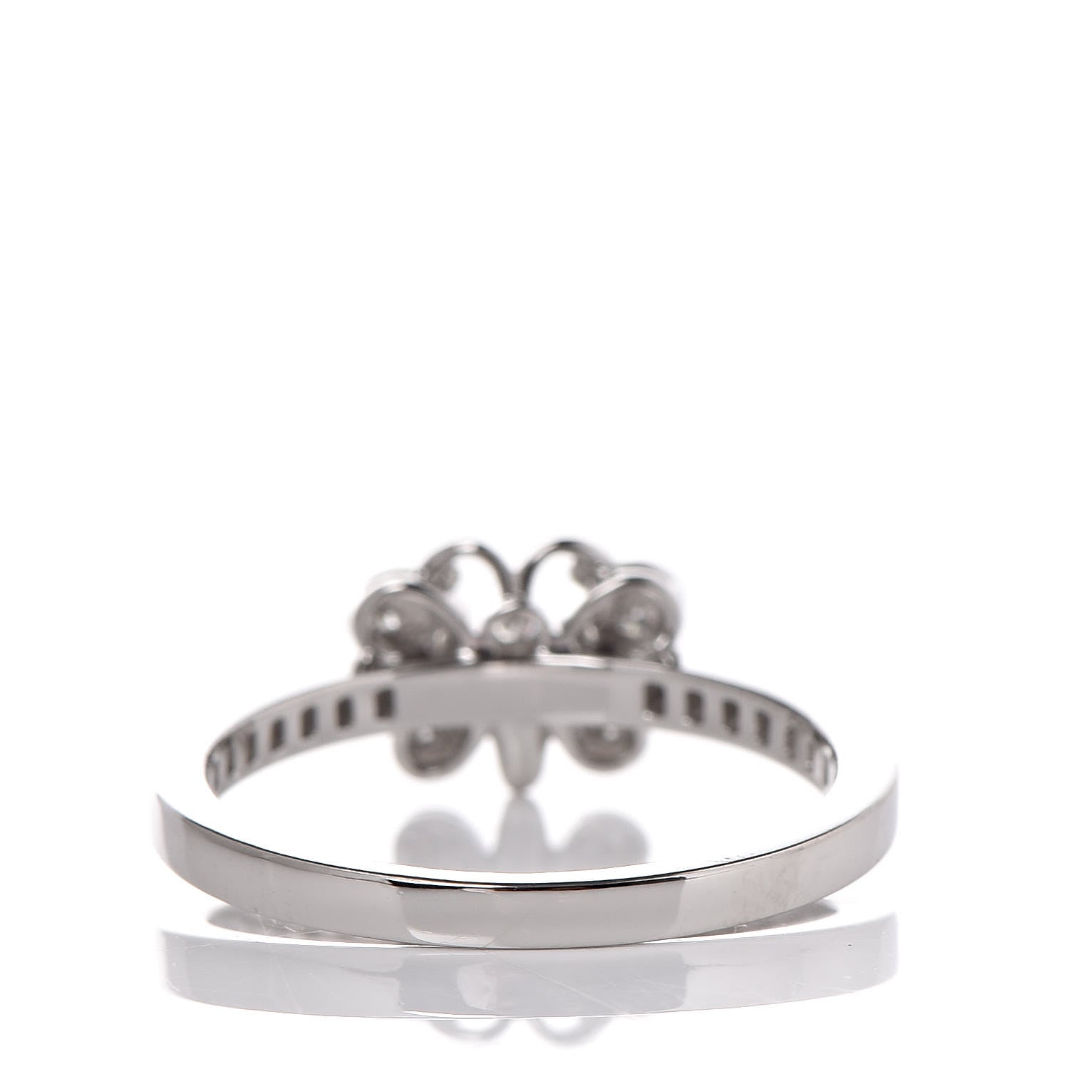 Tiffany Platinum Diamond Enchant Butterfly Ring 53 6.5 4 of 6