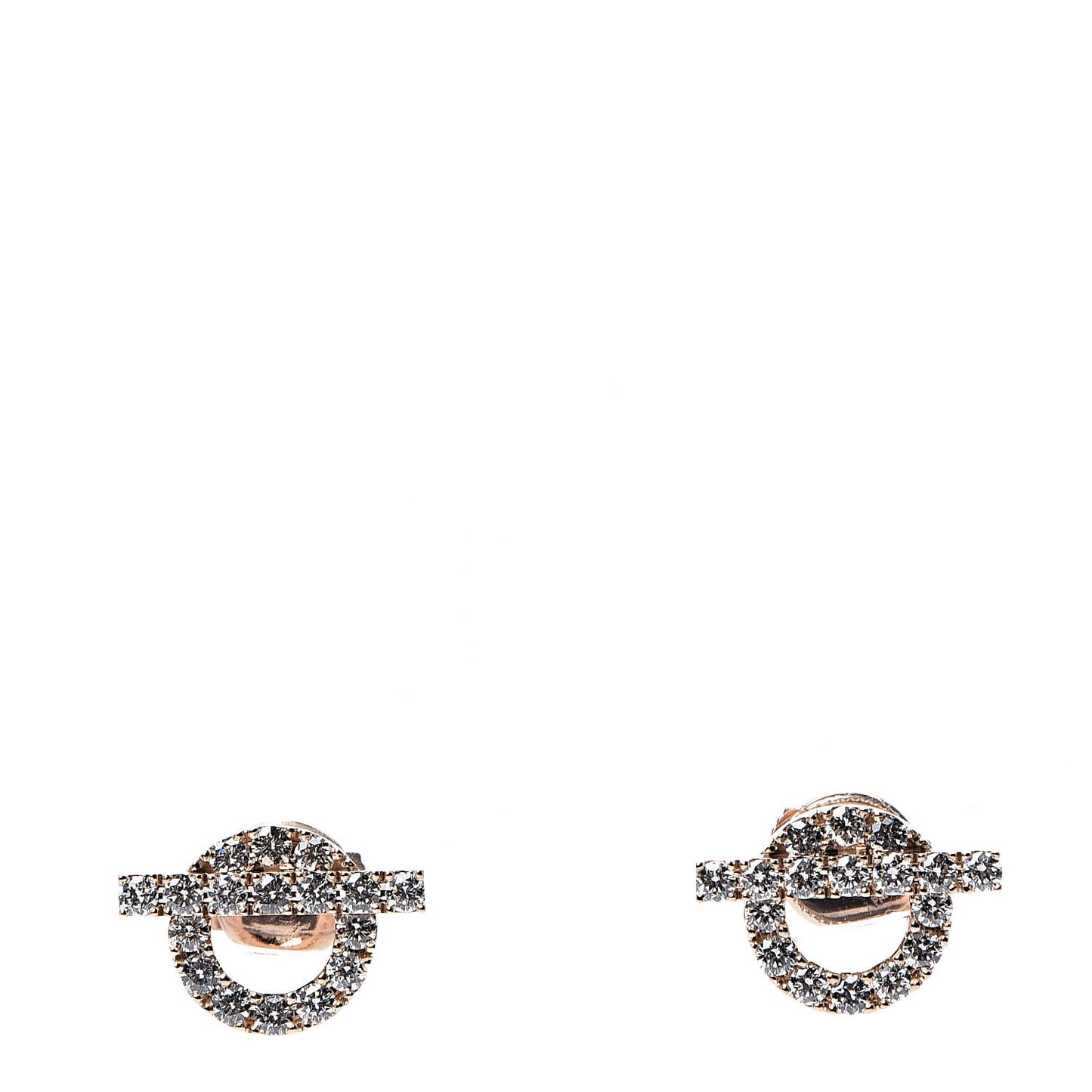 18K Rose Gold Diamond Finesse Earrings