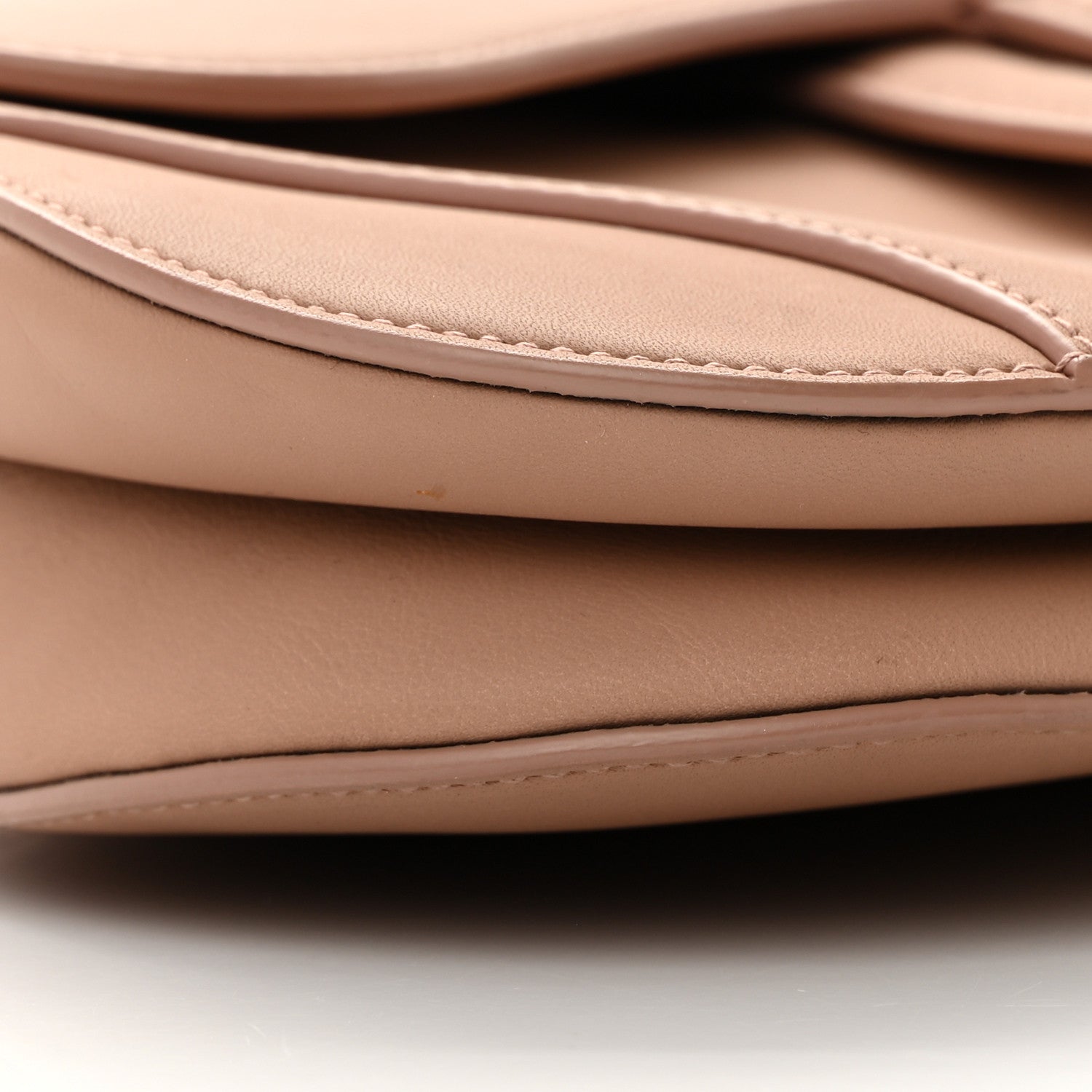 Christian Dior Ultra Matte Calfskin Mini Saddle Bag Blush 9 of 14
