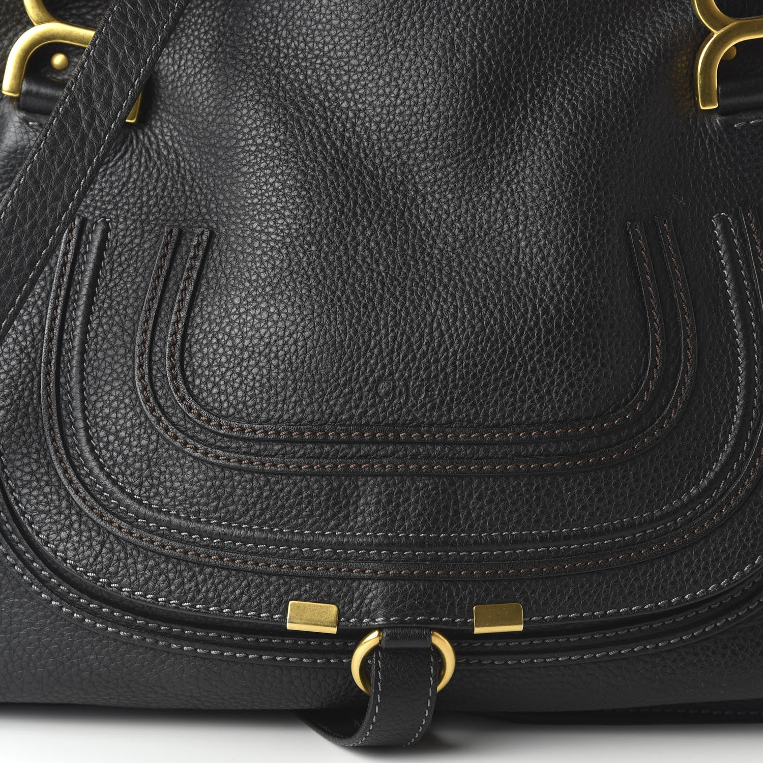 Chloe Calfskin Medium Marcie Satchel Black 11 of 11