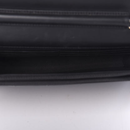 Chanel Patent Quilted Wallet On Chain WOC Black 5 of 10