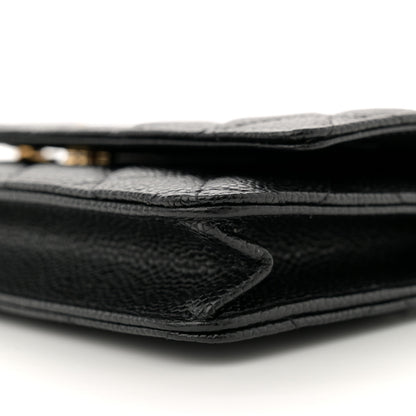 Chanel Caviar Quilted Wallet On Chain WOC Black 10 of 11