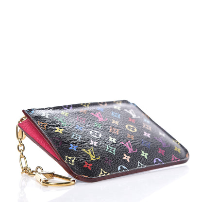 Louis Vuitton Monogram Multicolor Key Pouch Black Grenade 4 of 7