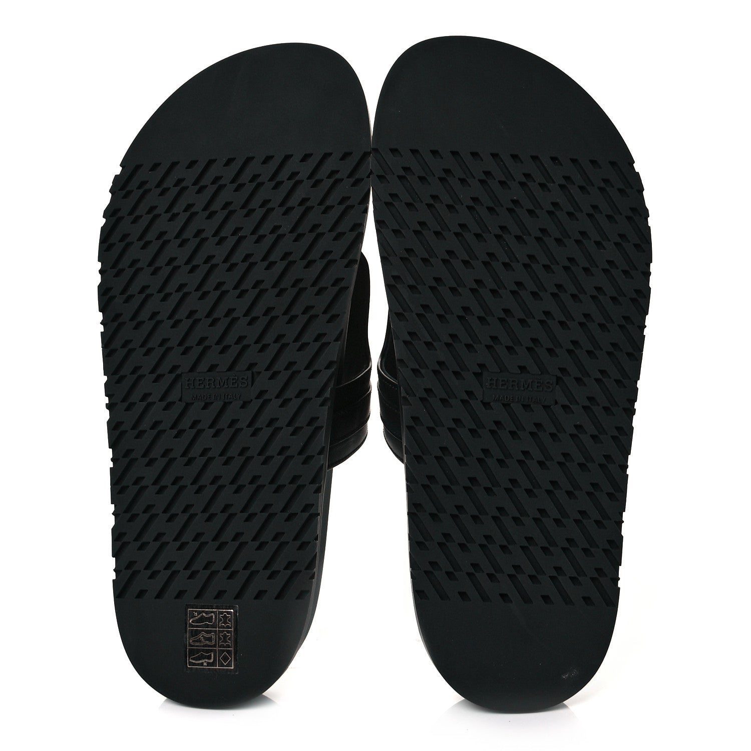Hermes Calfskin Womens Empire Sandals 38 Black 5 of 9