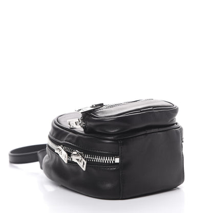 Alexander Wang Lambskin Mini Attica Backpack Crossbody Black 3 of 9