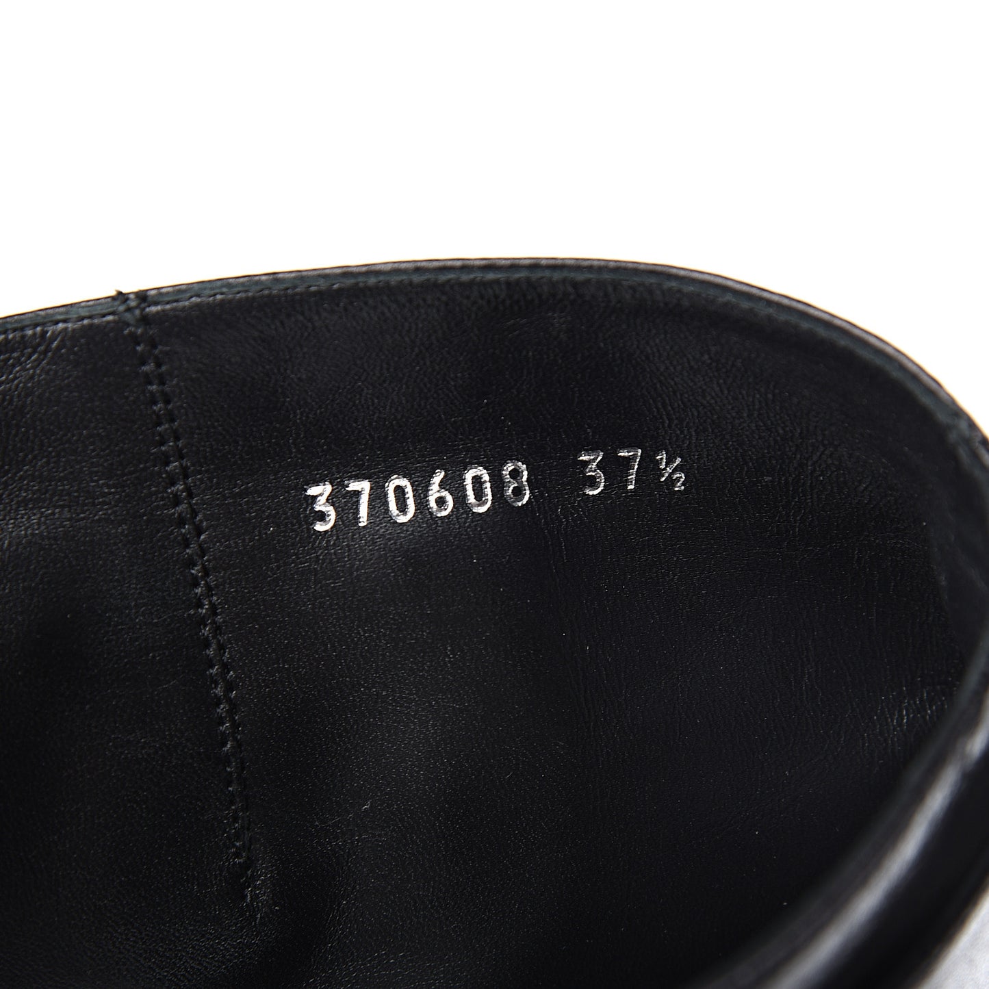 Calfskin Interlocking G Sachalin Riding Boots 37.5 Black