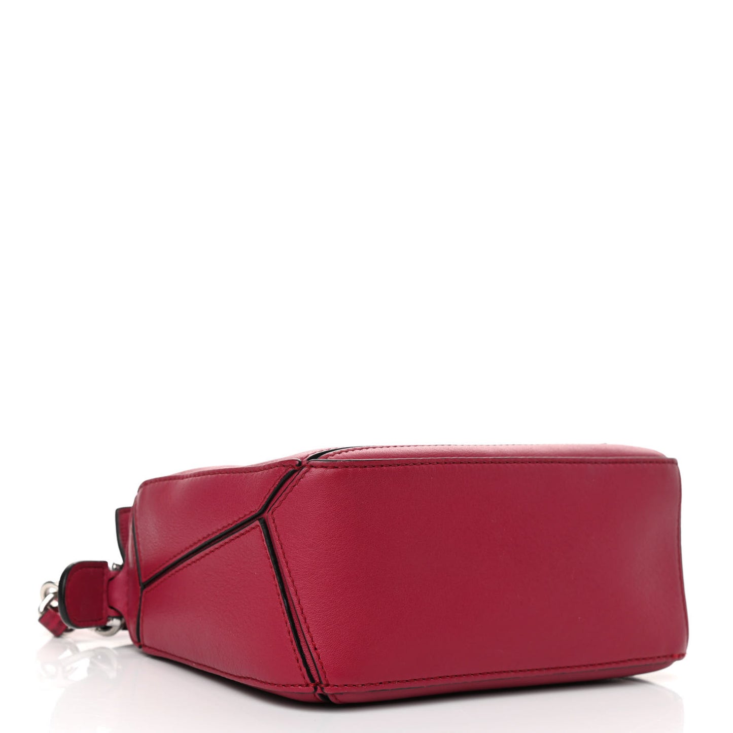 Calfskin Mini Puzzle Bag Raspberry