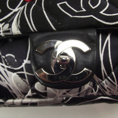 Chanel Satin Quilted Multicolor CC Beads Flap 6 of 12