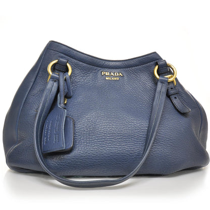 Prada Cervo Deerskin Large Tote Denim 1 of 9