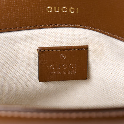 Gucci GG Supreme Monogram Web Mini Horsebit 1955 Shoulder Bag Beige Brown Sugar 6 of 13