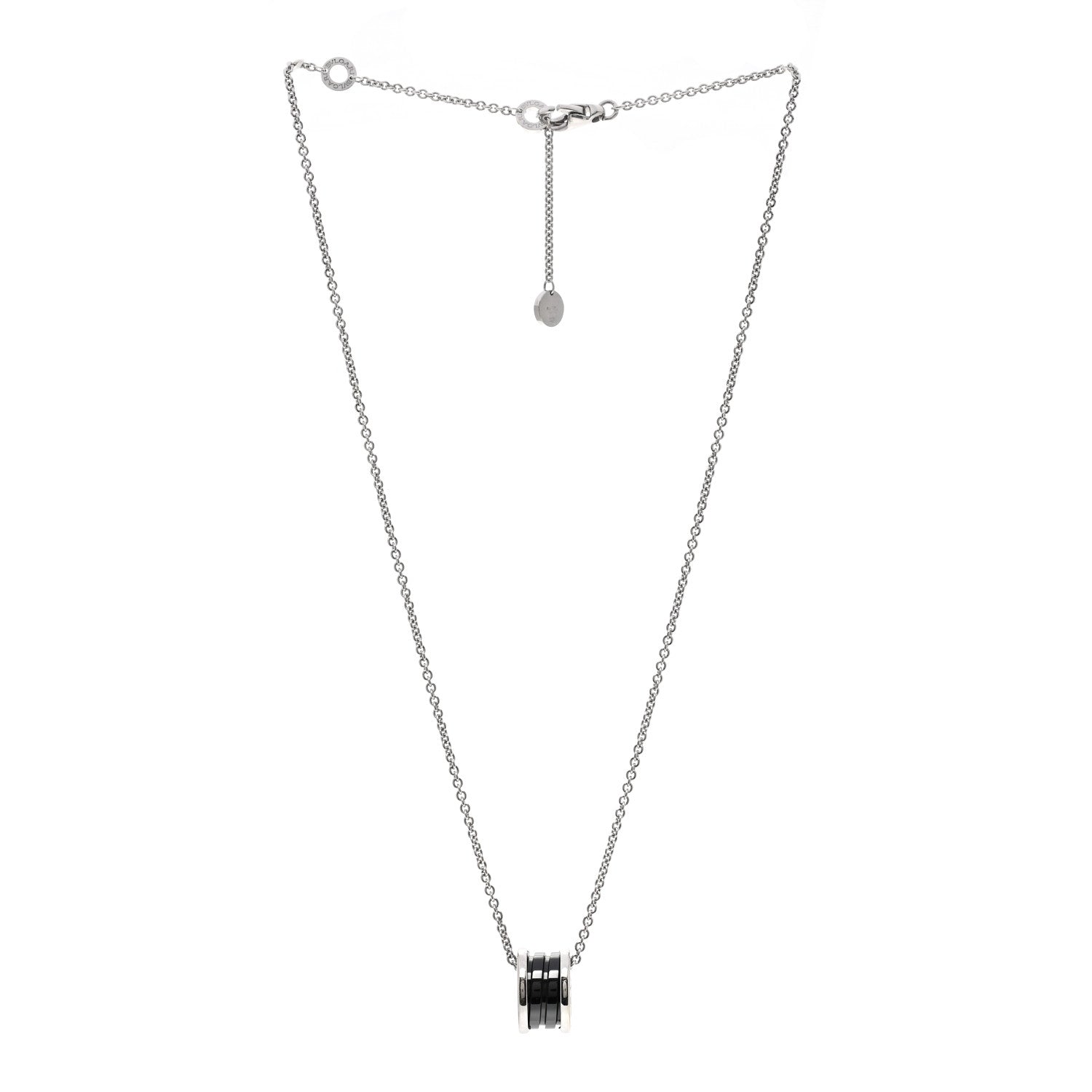 Bulgari Sterling Silver Ceramic Save The Children Pendant Necklace 3 of 7