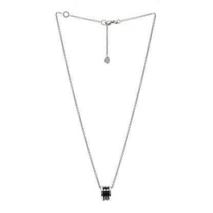 Bulgari Sterling Silver Ceramic Save The Children Pendant Necklace 3 of 7