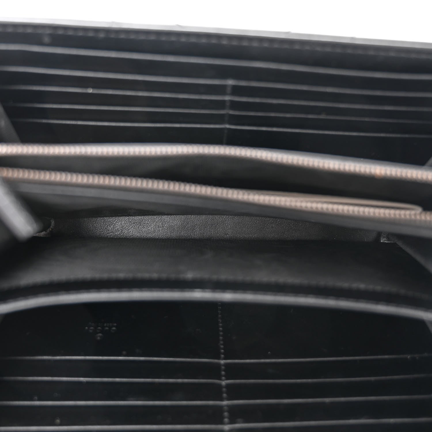 Gucci Calfskin Matelasse GG Marmont Chain Wallet Black 5 of 11