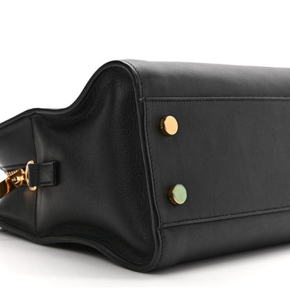 Saint Laurent Calfskin Monogram Baby Cabas Black 7 of 8