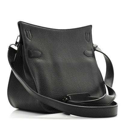 Hermes Taurillon Clemence Jypsiere 28 Black 2 of 9